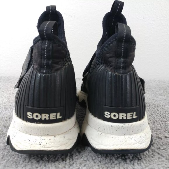 Sorel Kinetic Sneak Womens Size 8 Shoes Black Athletic Sneakers Slip On - Picture 7 of 10